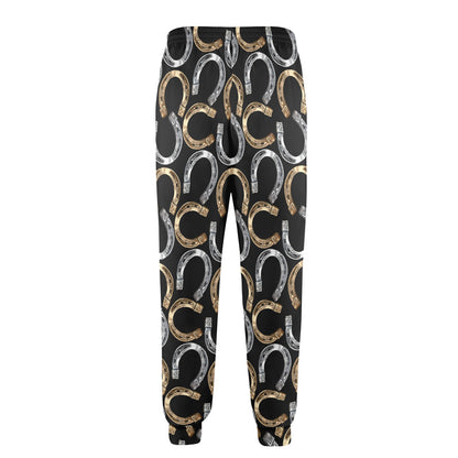 Horseshoe Print Design LKS305 Men's Casual Track Pants