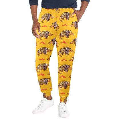Armadillo Pattern Print Design 03 Men's Casual Track Pants
