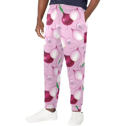 Onion Pattern Print Design A01 Men's Casual Track Pants