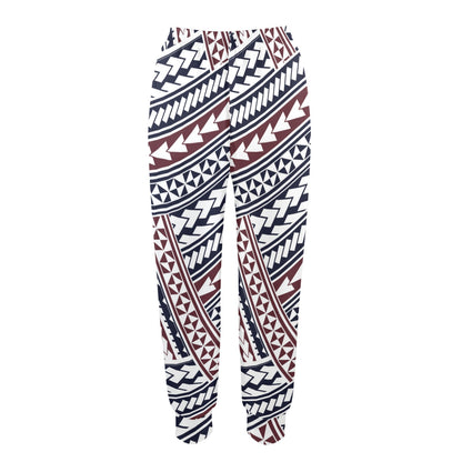 Polynesian Tribal line Women's Casual Track Pants