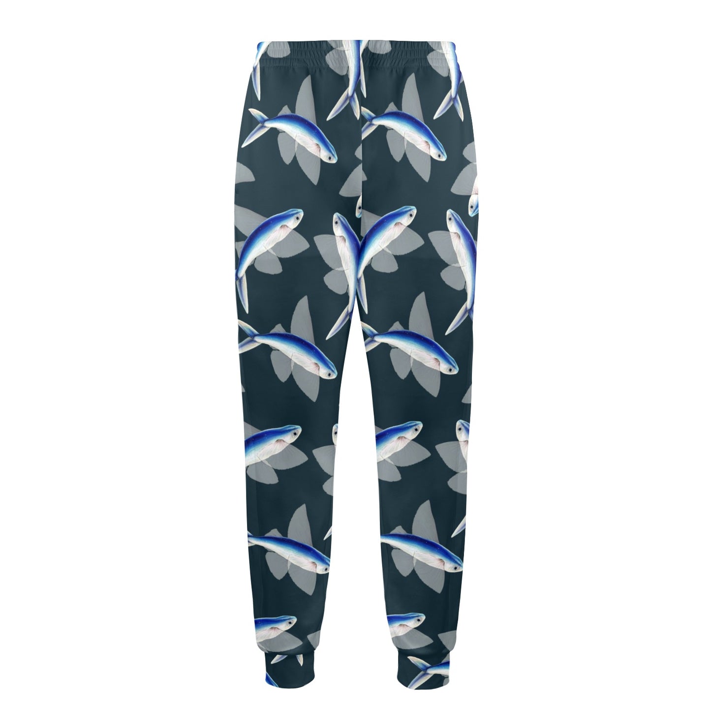 Flying Fish Pattern Print Design 04 Men's Casual Track Pants