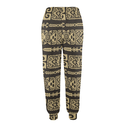 Mayan Pattern Print Design 03 Women's Casual Track Pants