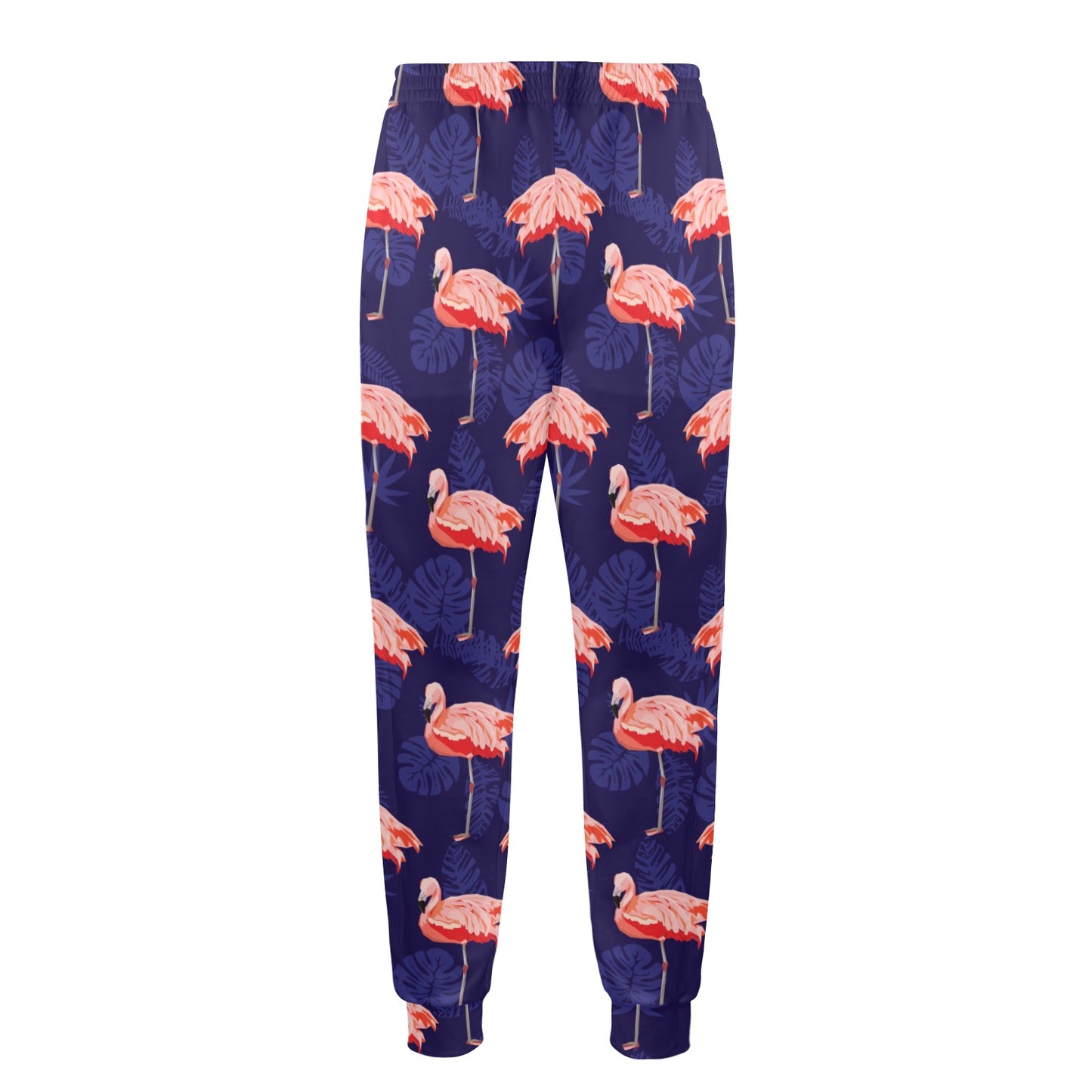 Flamingo Design Print Pattern JJ0181 Men's Casual Track Pants