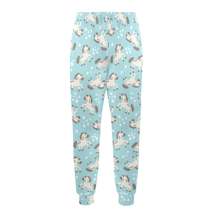 Horse Cute Print Design LKS306 Men's Casual Track Pants