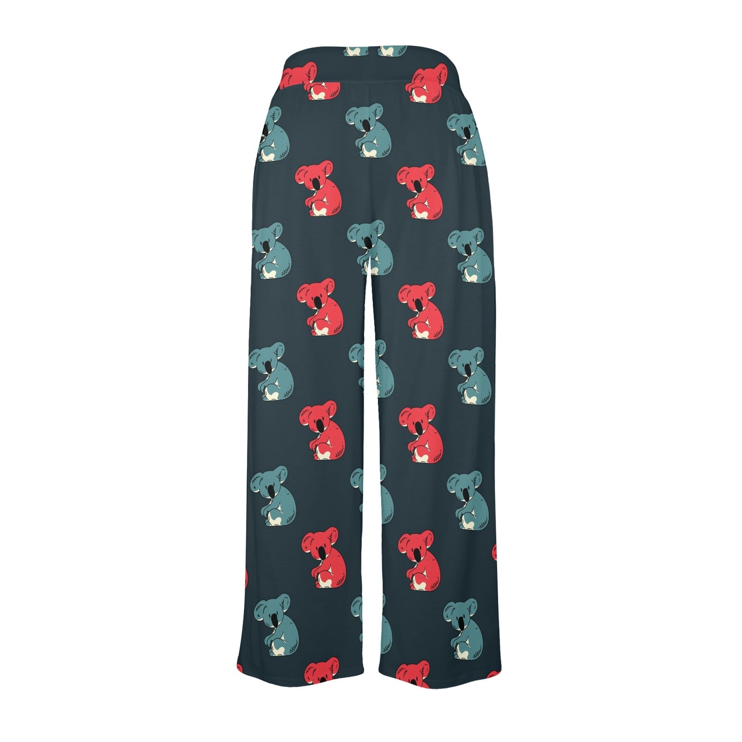 Koala Pattern Print Design 02 Women's Wide Leg Lounge Pants
