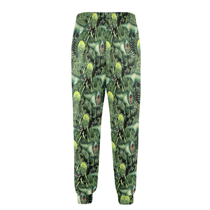 Dinosaur T Rex Print Pattern Men's Casual Track Pants