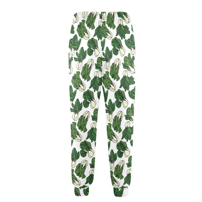 Bok Choy Pattern Print Design 02 Men's Casual Track Pants