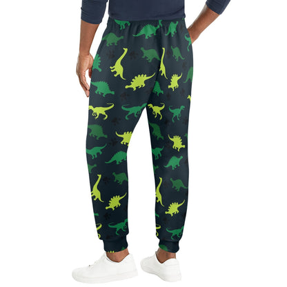 dinosaur green Design Print Pattern JJ098 Men's Casual Track Pants