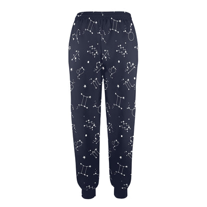 Constellation Pattern Print Design 05 Women's Casual Track Pants