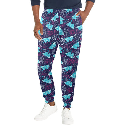 Butterfly Pattern Print Design 011 Men's Casual Track Pants
