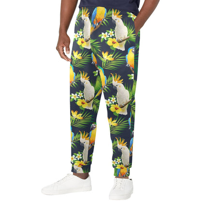 Parrot Pattern Print Design A03 Men's Casual Track Pants