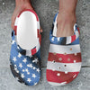 American flag Classic Unisex Clogs Shoes