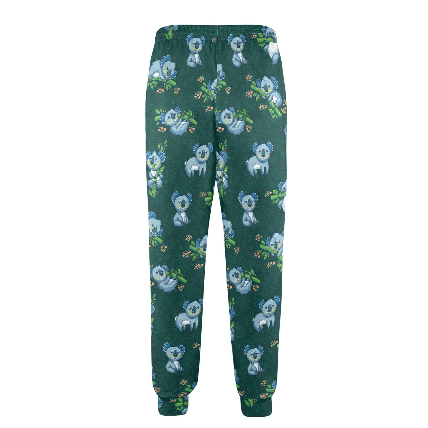 Koala Blue Design Print Men's Casual Track Pants