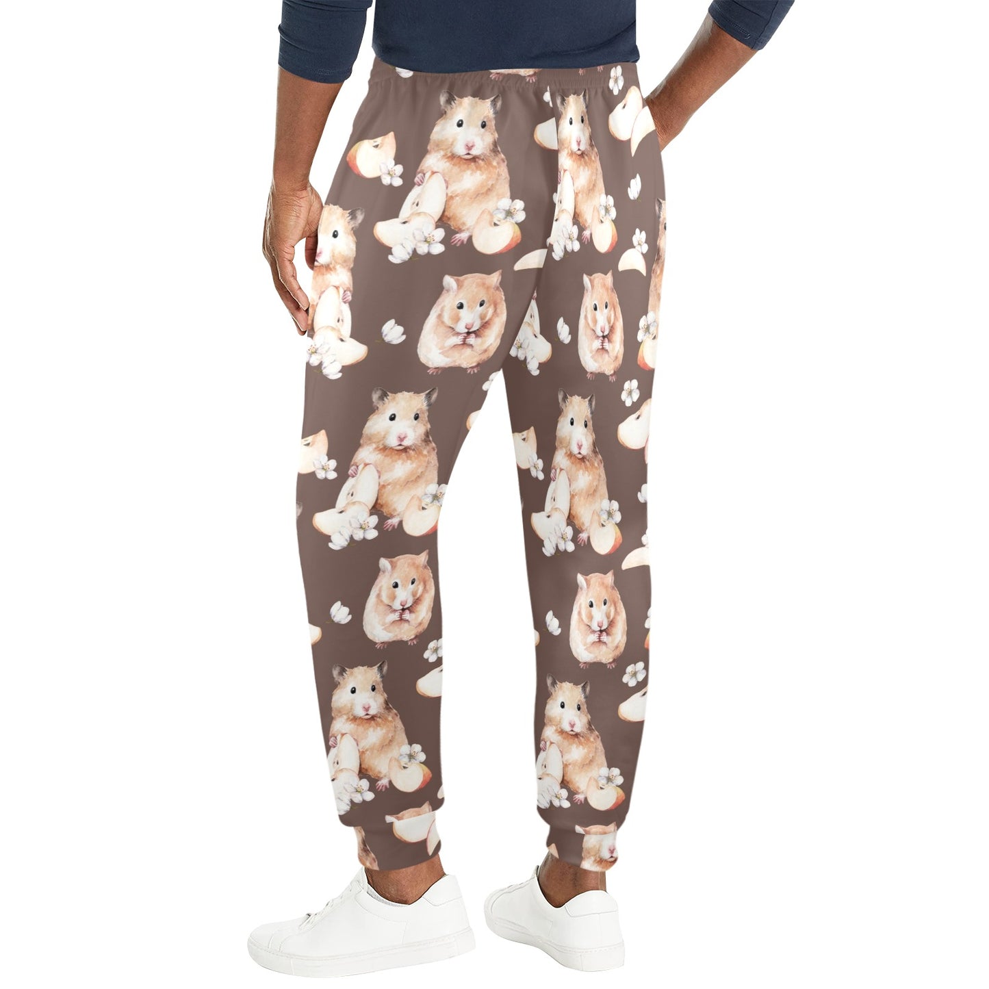 Hamster Pattern Print Design 03 Men's Casual Track Pants