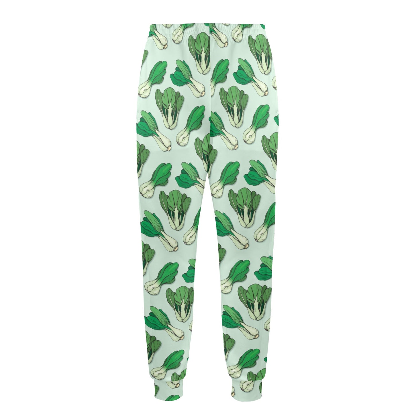 Bok Choy Pattern Print Design 01 Men's Casual Track Pants