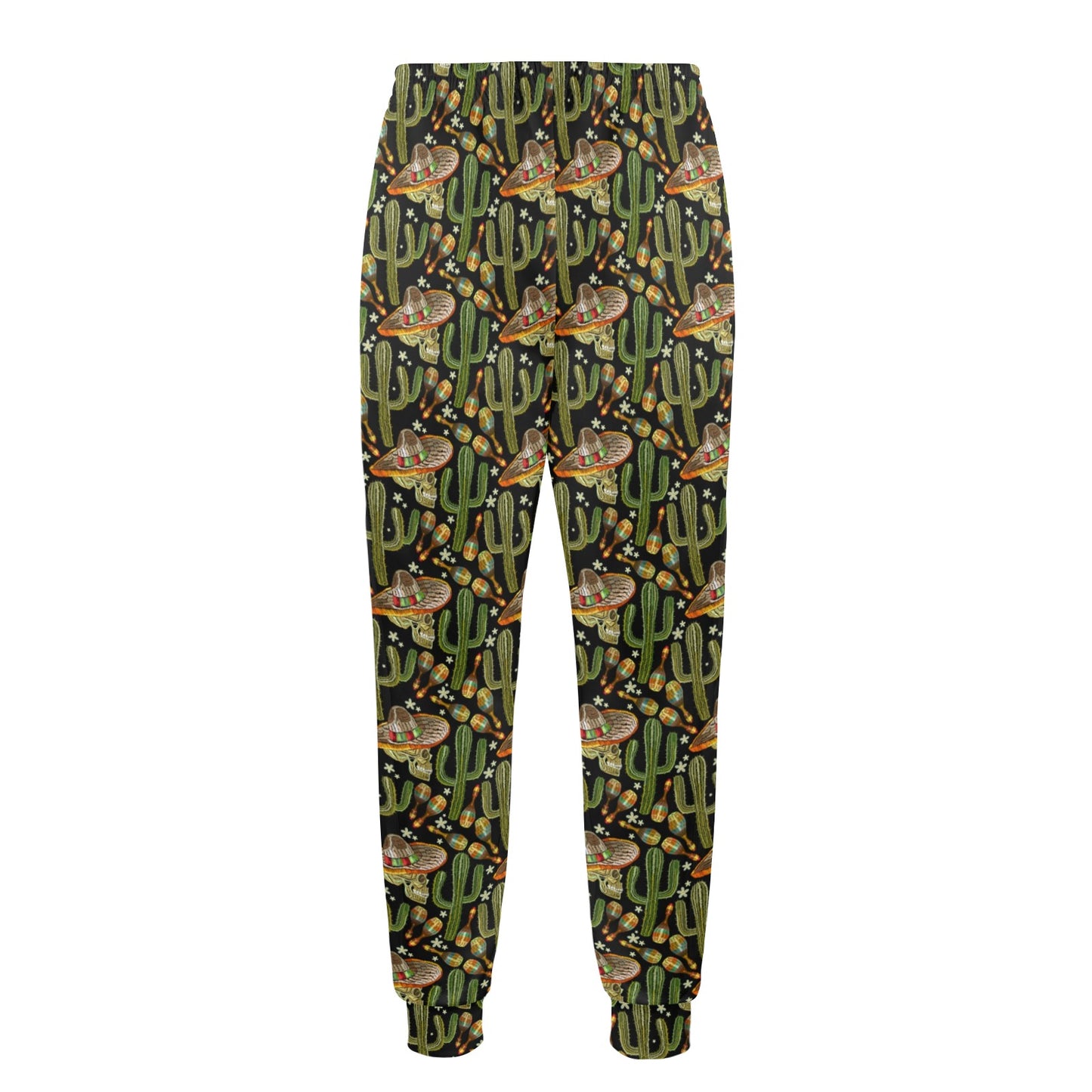 Western Style Print Men's Casual Track Pants