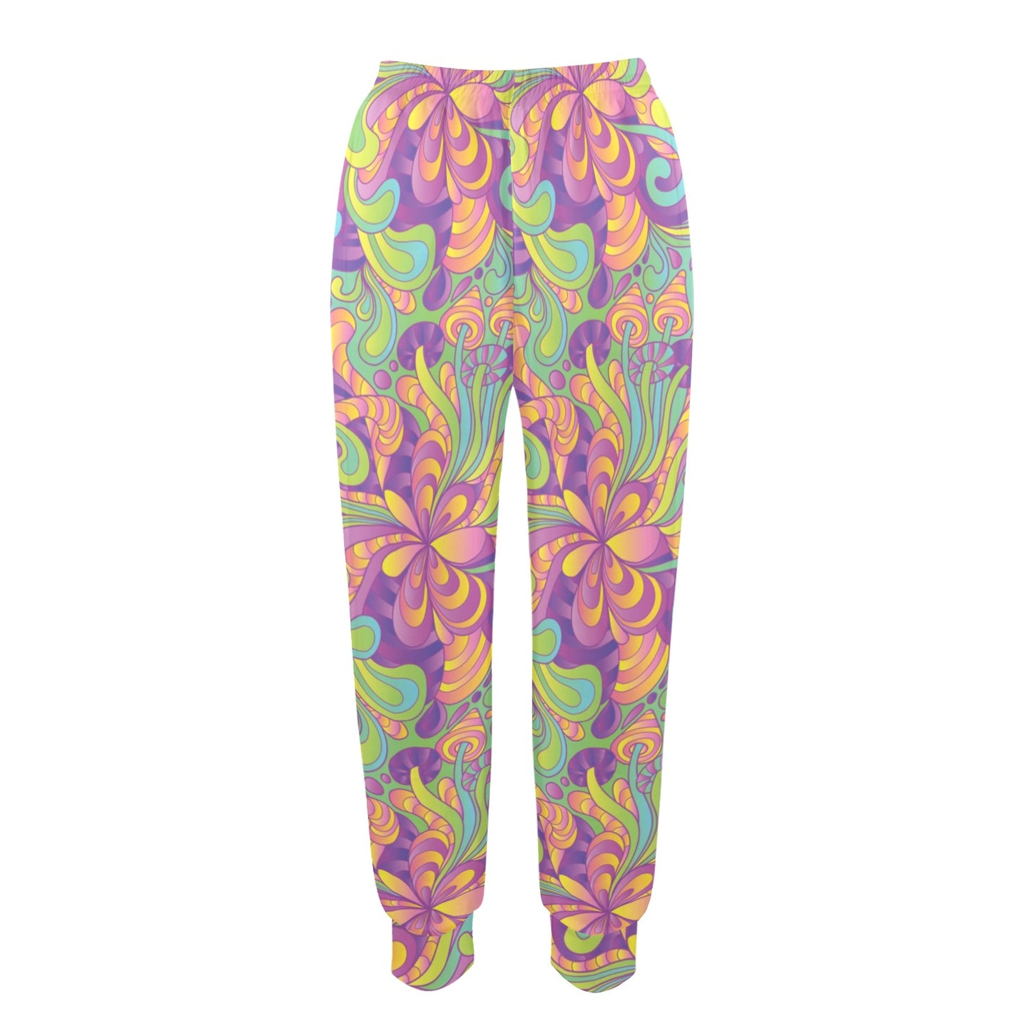 Psychedelic Mushroom Pattern Print Design A05 Women's Casual Track Pants