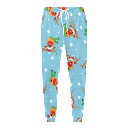 Reindeer cute Pattern Print Design 02 Men's Sweatpants