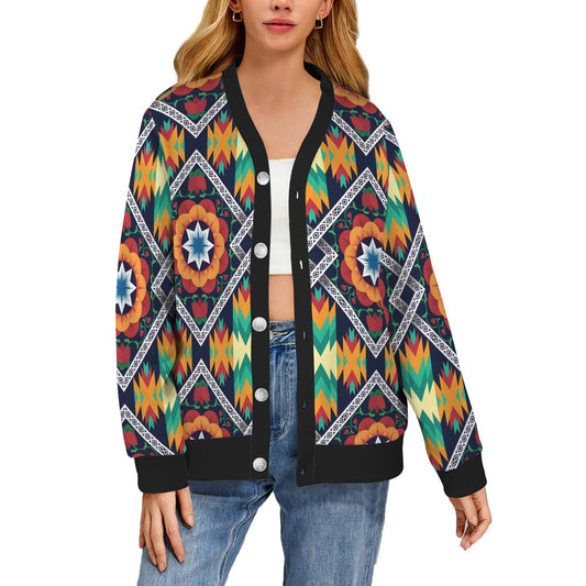 African Kente Women's Cardigan