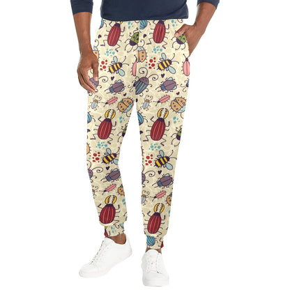 insects Design Print Pattern JJ0351 Men's Casual Track Pants