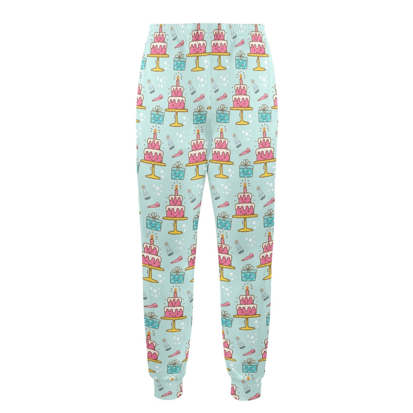 Cake Pattern Print Design 06 Men's Casual Track Pants