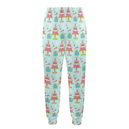 Cake Pattern Print Design 06 Men's Casual Track Pants