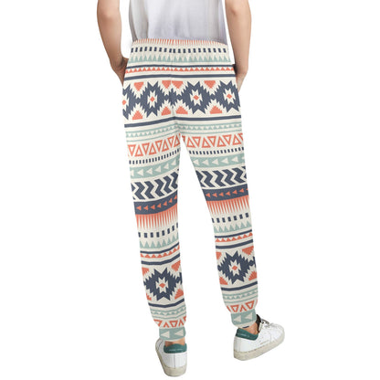 Tribal Aztec vintage pattern Women's Casual Track Pants
