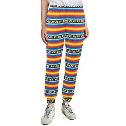 Mexican Blanket ZigZag Print Pattern Women's Casual Track Pants