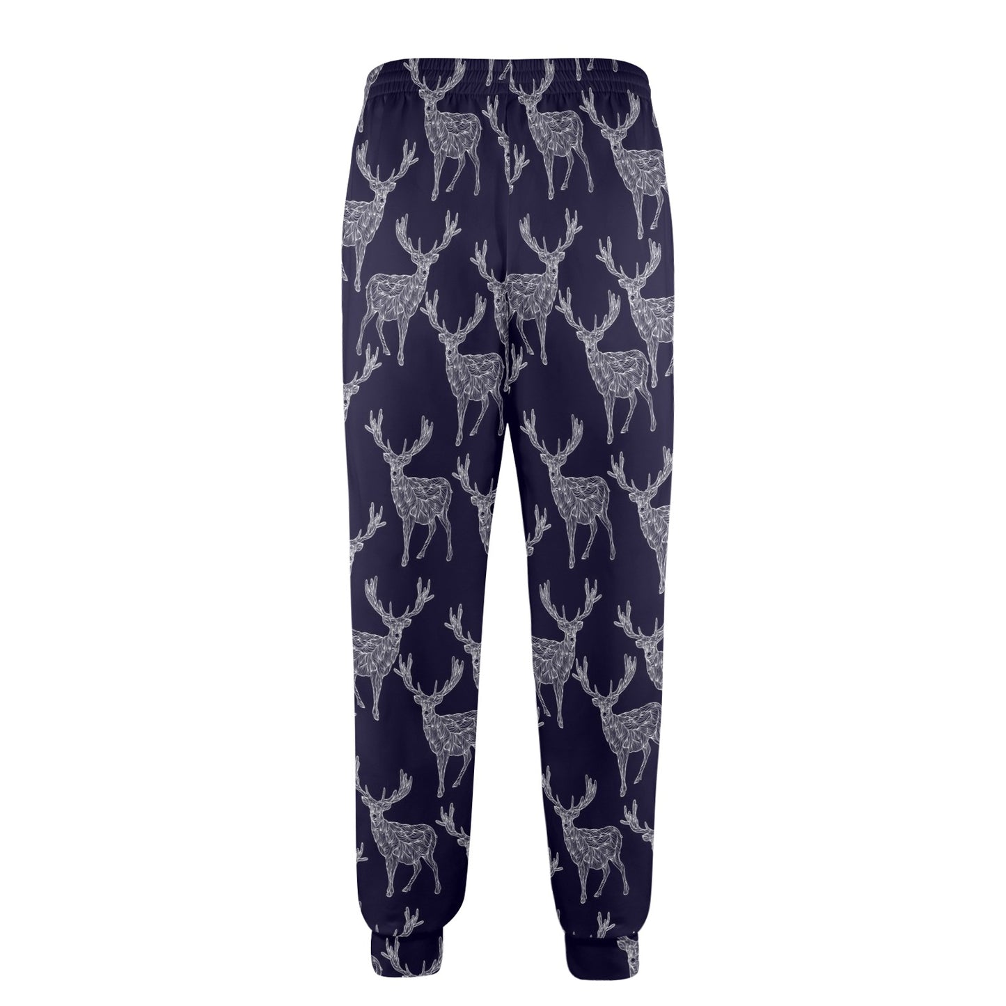 elk Design Print Pattern JJ0196 Men's Casual Track Pants