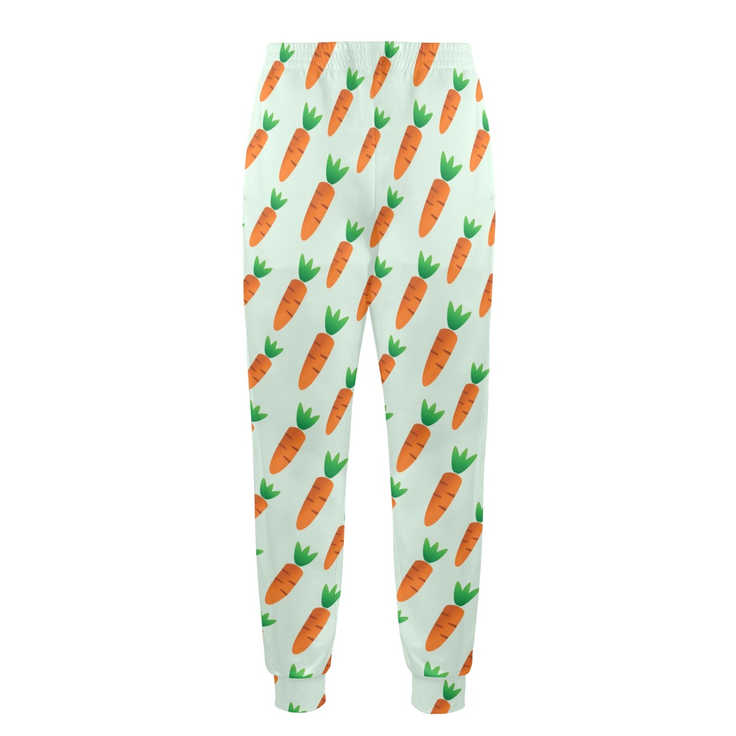 Carrot Pattern Print Design 05 Men's Casual Track Pants