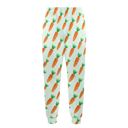 Carrot Pattern Print Design 05 Men's Casual Track Pants