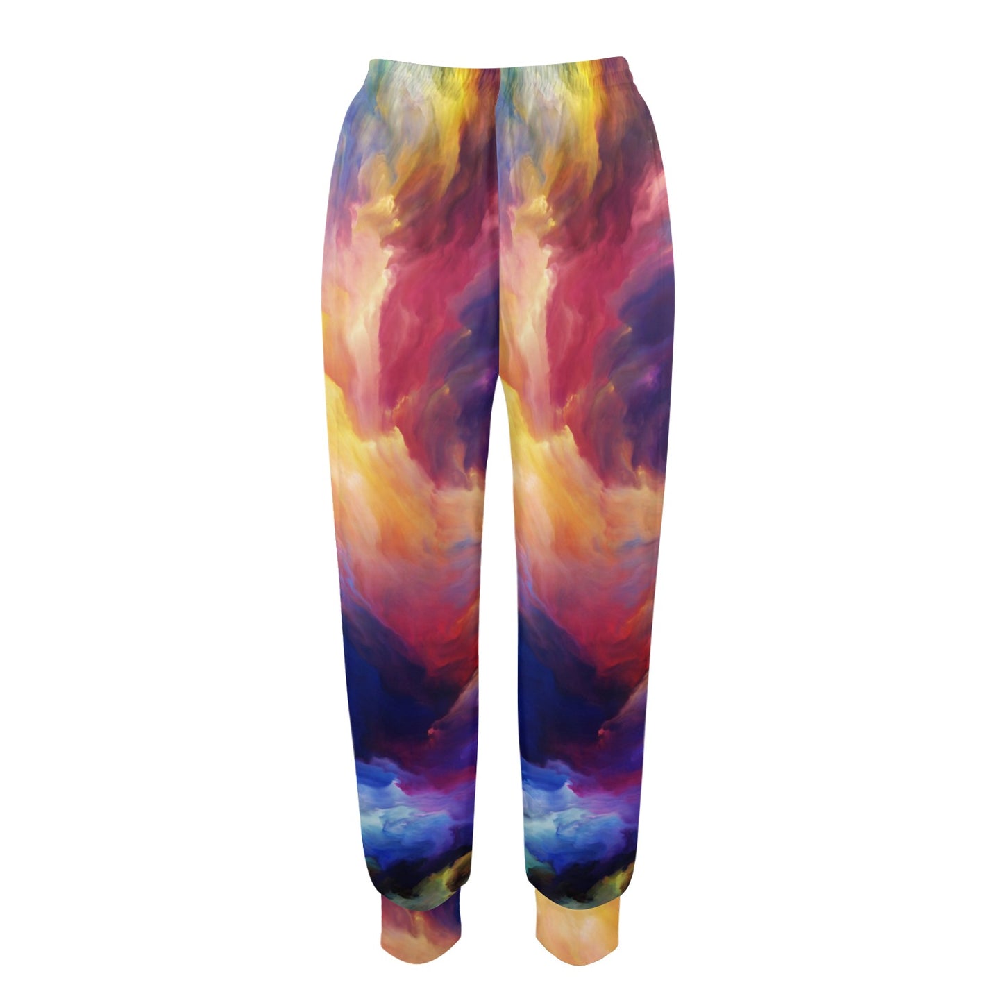 Vortex Twist Swirl Water Color Design Women's Casual Track Pants