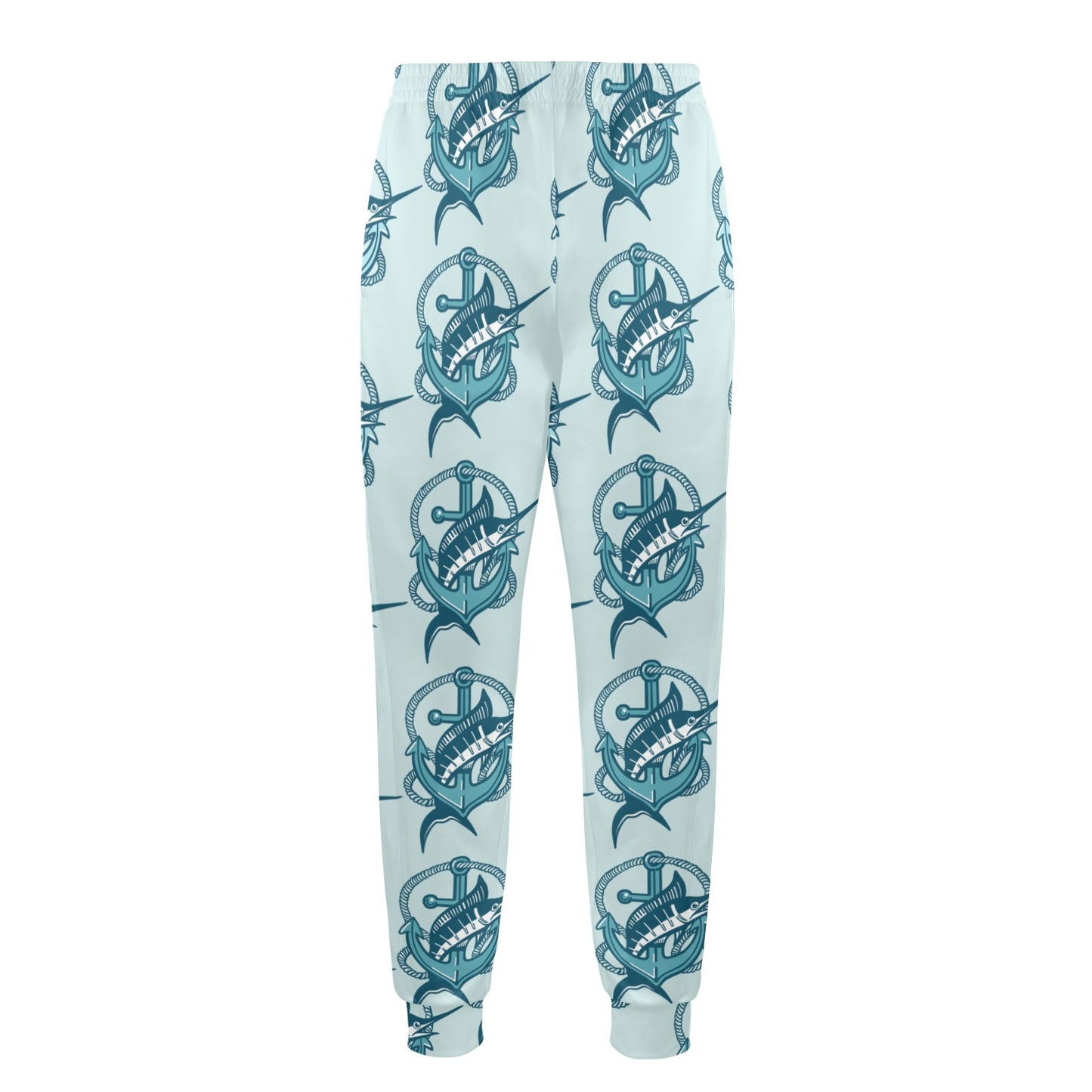 Swordfish Pattern Print Design 03 Men's Casual Track Pants