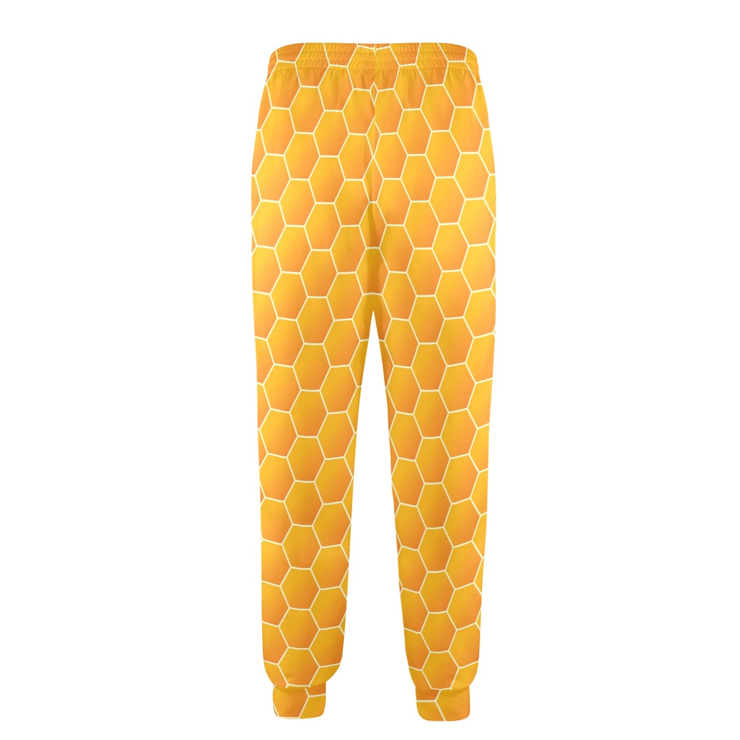 Honey Bee Honeycomb Print Design LKS3011 Men's Casual Track Pants