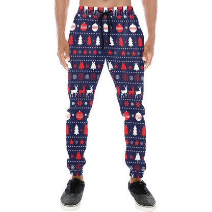 Reindeer Print Design LKS404 Men's Sweatpants