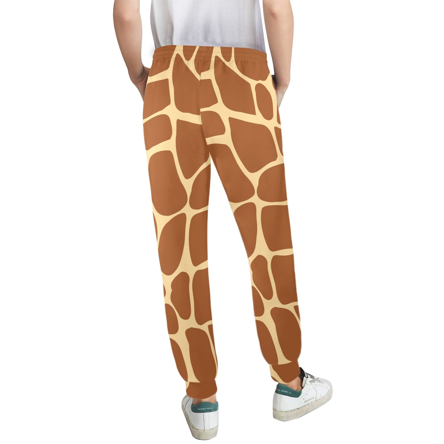 Giraffe Texture Print Women's Casual Track Pants