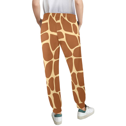 Giraffe Texture Print Women's Casual Track Pants