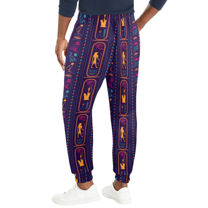 egyptian Design Print Pattern JJ0175 Men's Casual Track Pants