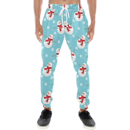 Snowman Print Design LKS304 Men's Sweatpants