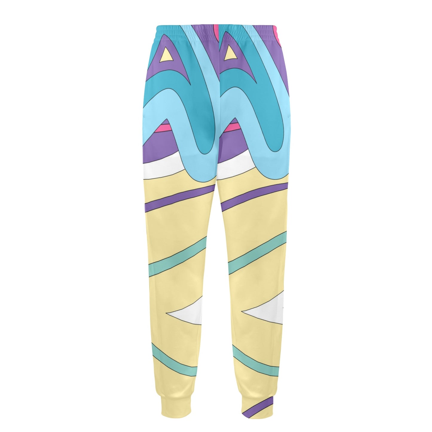 Funky Retro Pattern Print Design A01 Men's Casual Track Pants