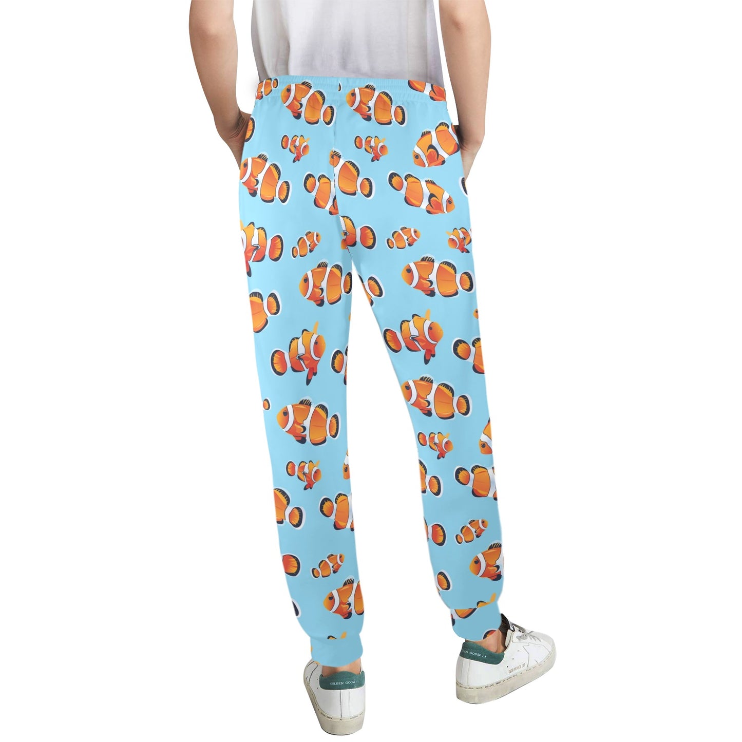 Clownfish Pattern Print Design 01 Women's Casual Track Pants