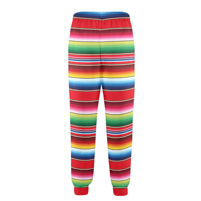 Serape Pattern Men's Casual Track Pants