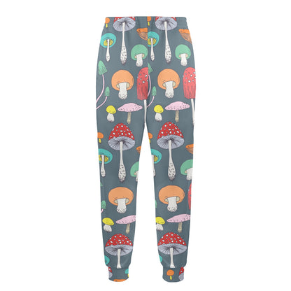Mushroom Pattern Print Design A03 Men's Casual Track Pants