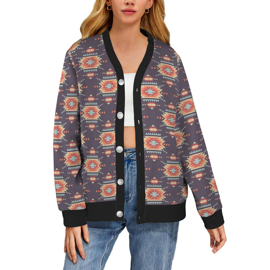 Tribal indians Aztec Women's Cardigan