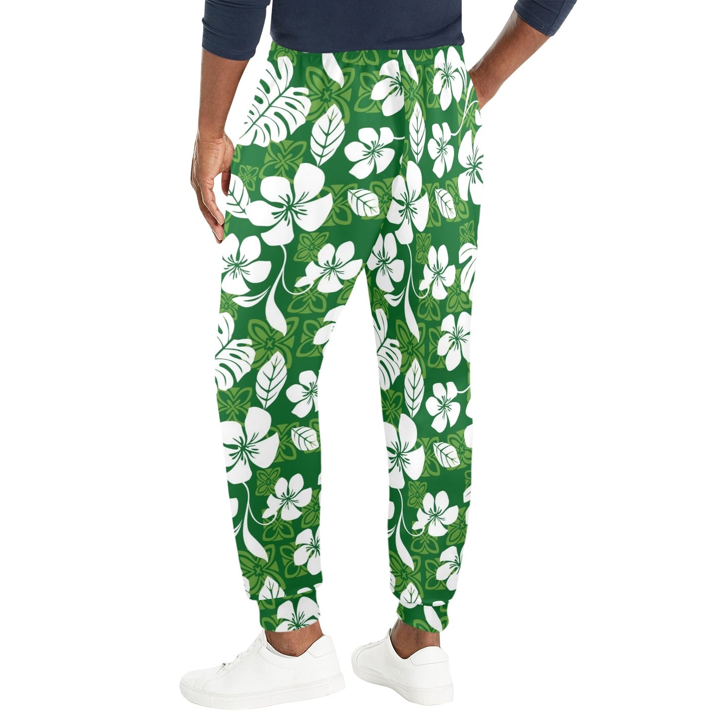 Hawaiian Themed Pattern Print Design H016 Men's Casual Track Pants