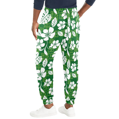 Hawaiian Themed Pattern Print Design H016 Men's Casual Track Pants