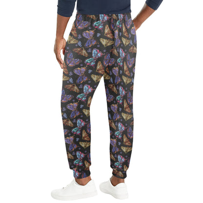 Butterfly Pattern Print Design 013 Men's Casual Track Pants