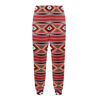 Ethnic Design Print Pattern JJ0136 Men's Casual Track Pants