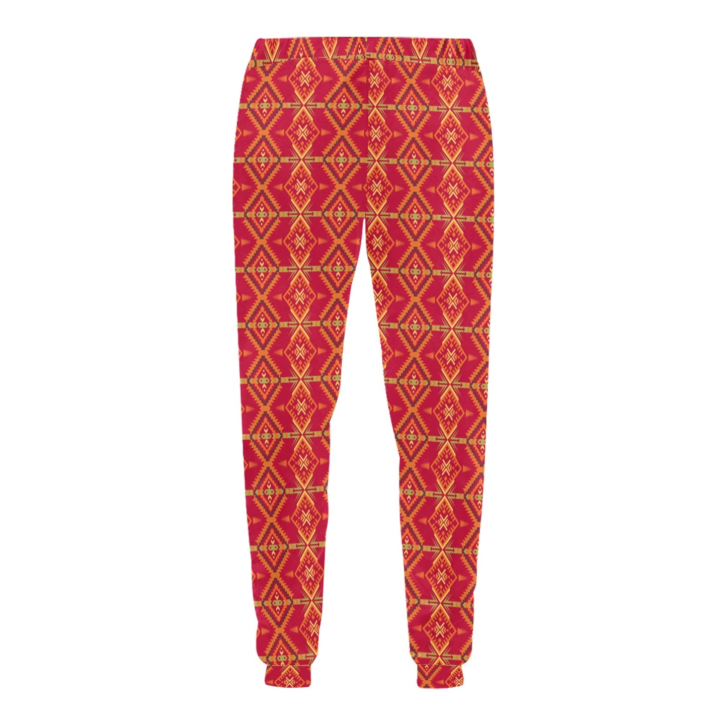 Southwest Aztec Design Themed Print Men's Sweatpants