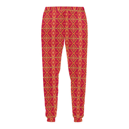 Southwest Aztec Design Themed Print Men's Sweatpants